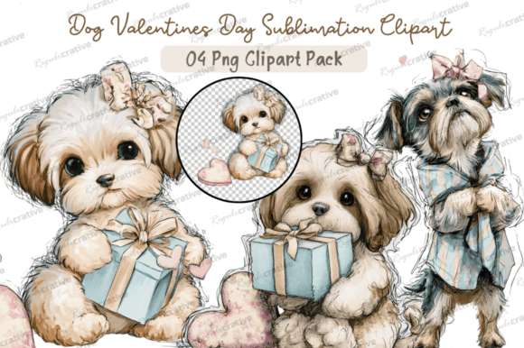 Download Dog Valentines Day Clipart,Whimsical Dog - Premium Resources