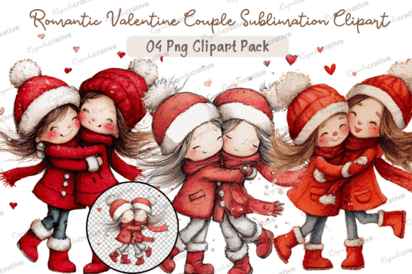 Download Romantic Valentine Couple Clipart Png, - Premium Bundle